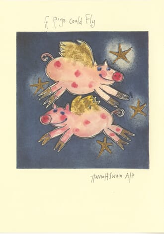Kort Two Bad Mice: Flying Pigs