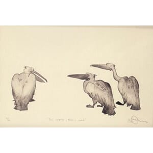 Kort Two Bad Mice: Pelikaner