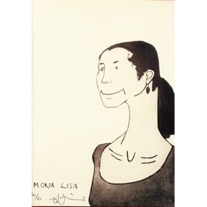 Kort Two Bad Mice: Mona Lisa