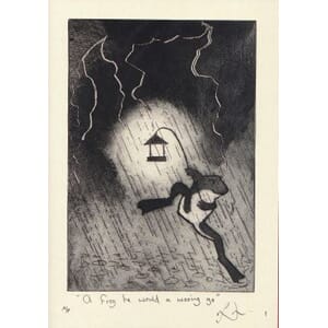 Kort Two Bad Mice: Frosk med lykt