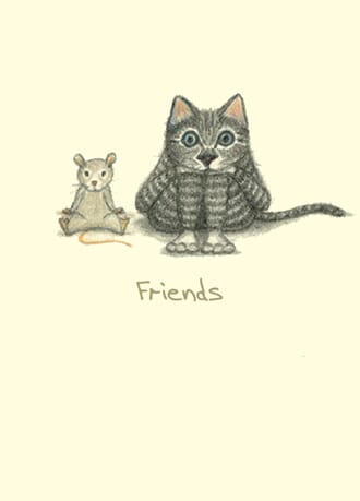 Dobbelt kort Two Bad Mice, 100x150: Friends
