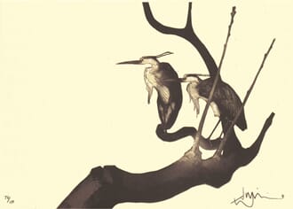 Kort Two Bad Mice: Two Herons