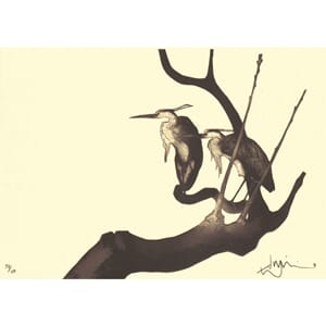 Kort Two Bad Mice: Two Herons