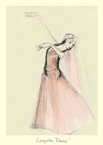 Kort Two Bad Mice: Lezginka Dancer