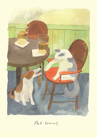 Kort Two Bad Mice: Pub Brawl