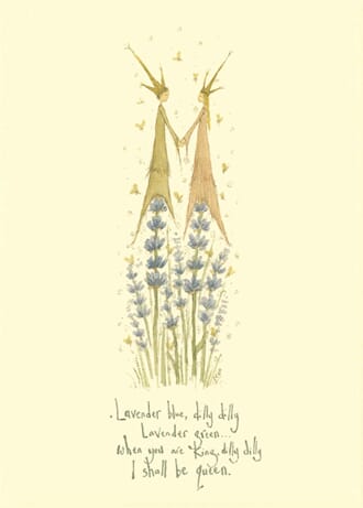 Kort Two Bad Mice: Lavender Blue