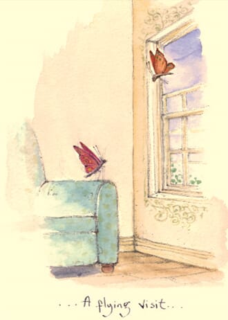 Doble kort Two Bad Mice 100x150, A Flying Visit