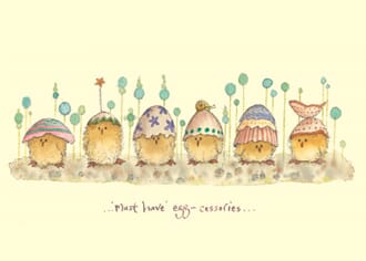 Kort Two Bad Mice: "Must have" Egg-cessories
