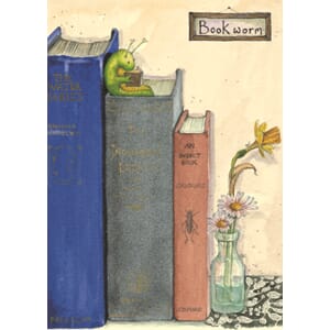 Kort Two Bad Mice: Book Worm