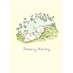 Dobbelt kort Two Bad Mice, 100x150: Sleeping Beauty.