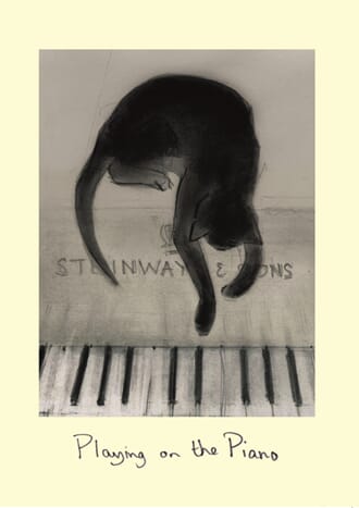 Kort Two Bad Mice: Playing on piano