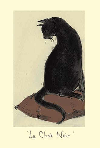 Kort Two Bad Mice: Le Chat Noir