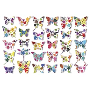 Postkort 10x15cm, Correspondances, sommerfugler