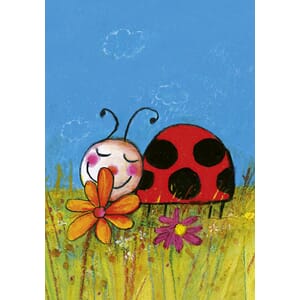 Postkort 10x15cm, Correspondances, marihøne