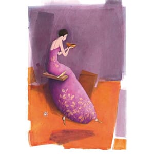 Enkle kort 120x180, Gaëlle Boissonnard, m/skål