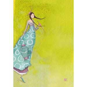 Enkle kort 120x180, Gaëlle Boissonnard, m/tomt fuglebur